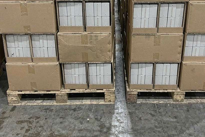Restocking Kafficarat accessories — container load